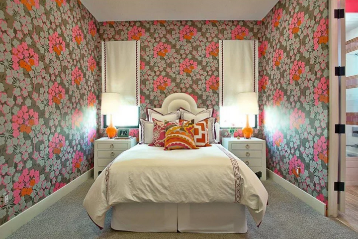 Устаревшие обои с цветами