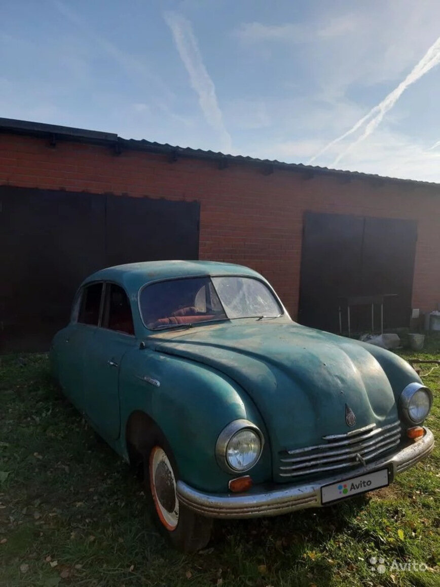 Гаражная находка из Коломны. Редкий Tatra 600 с советскими номерами.  Простоял 35 лет! | Автокультура CARAKOOM | Дзен