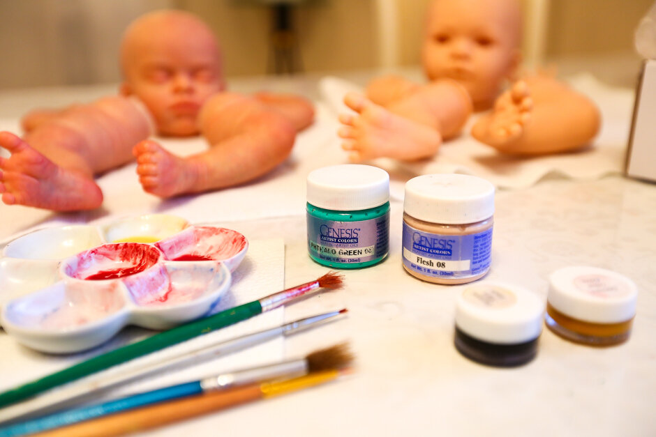 Процесс создания Реборна. Картинка из интернета