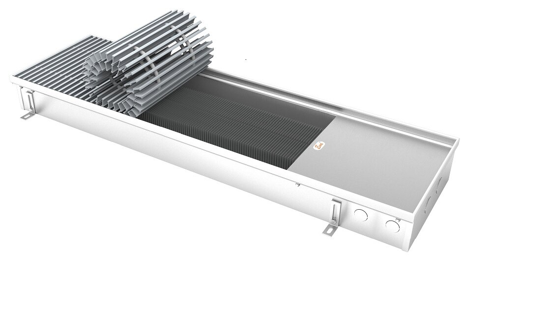 Конвекторы Ева с естественной конвекцией или тангенциальным вентилятором.