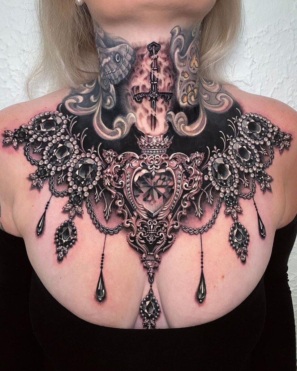 Татуировки на шее - для смелых и неординарных девушек и парней | Master  Tattoo | Дзен