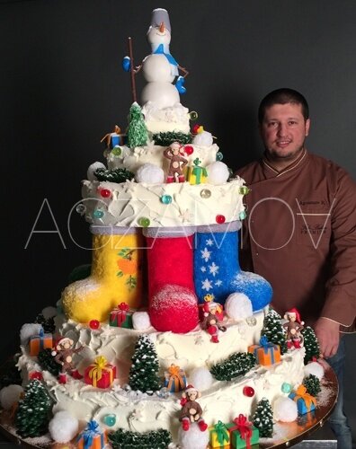 Торт Зимушка Зима. Источник: https://agzamov.com