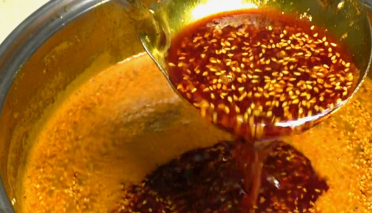 Масло чили, чили масло, рецепт приготовления масла чили, ароматное чили масло!