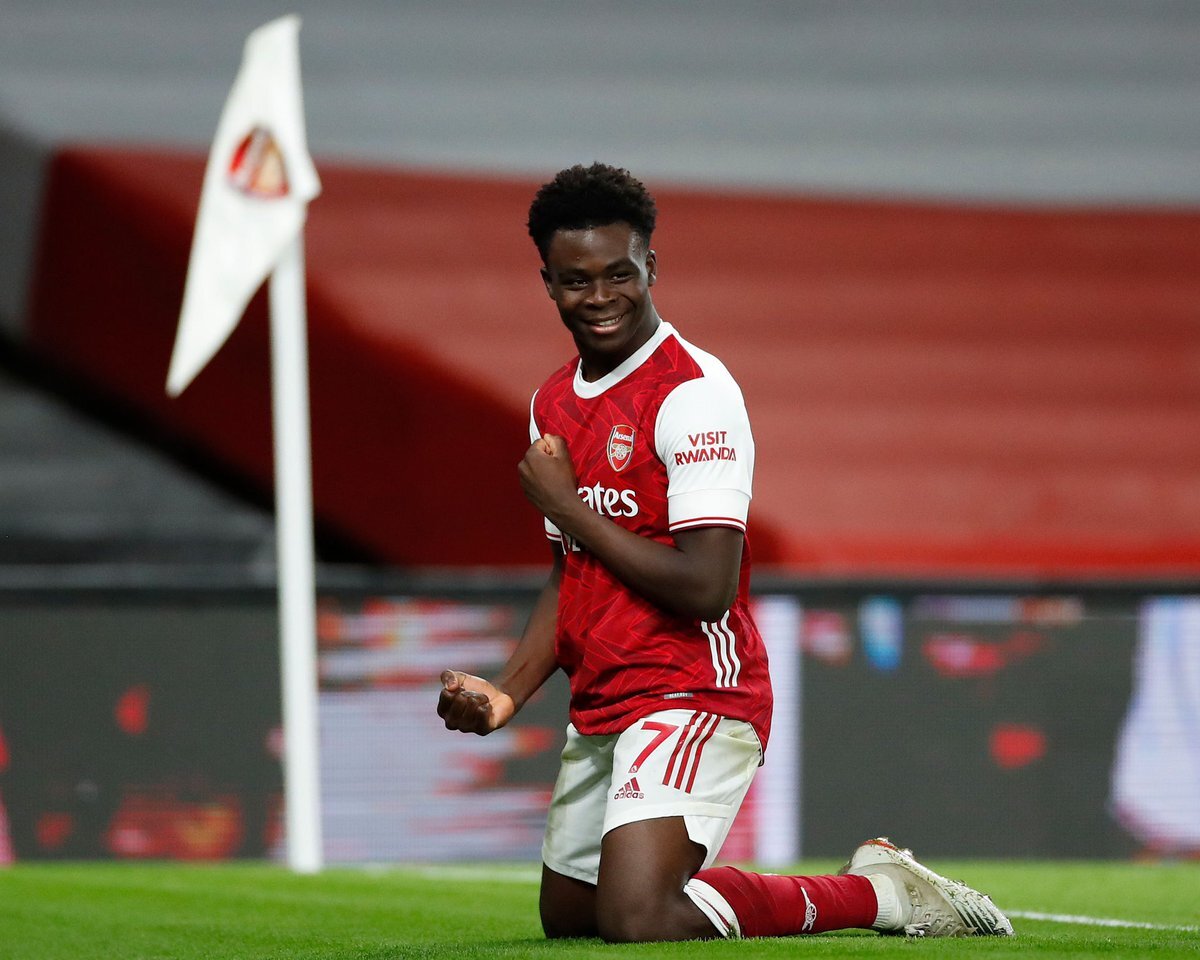 4 место | Букайо Сака — 40,00 млн €