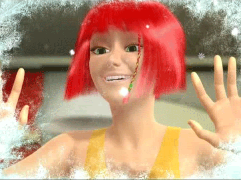 Кадр из мультфильм "Маша и волшебный орех"