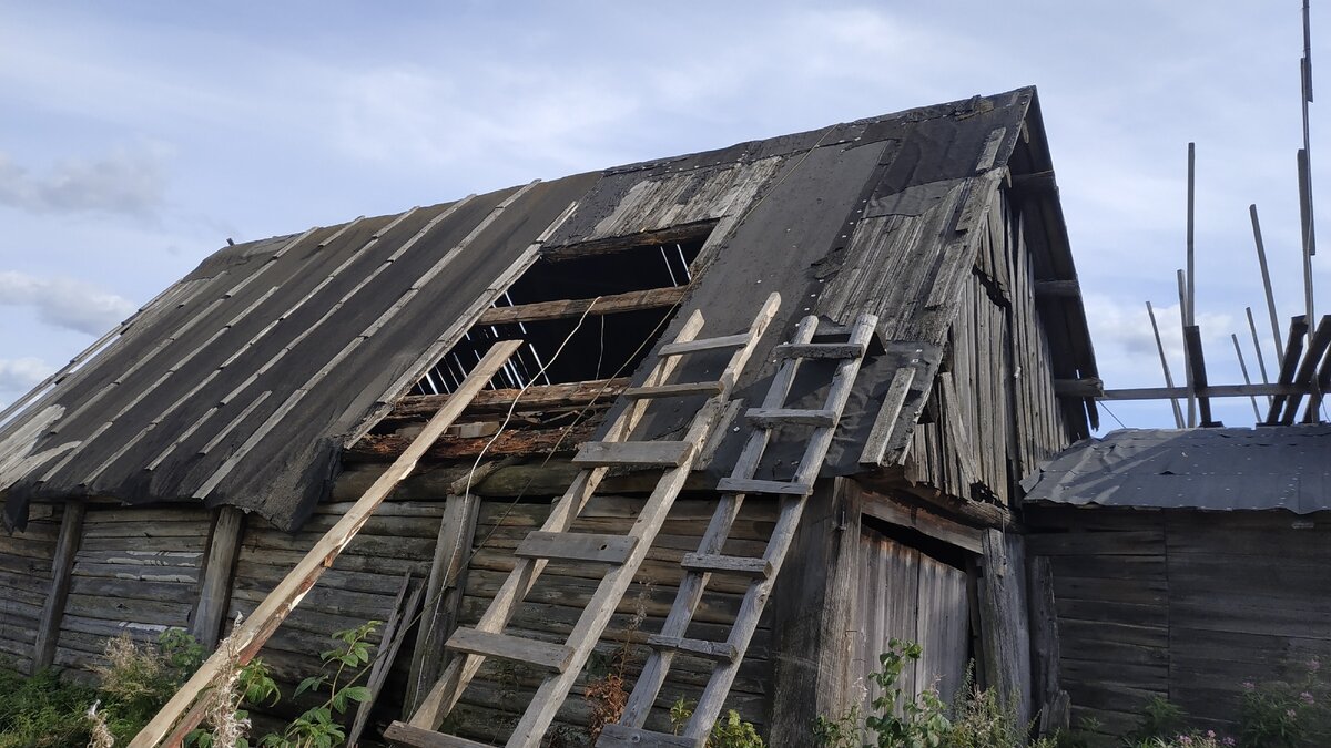 Первый этап - выломал прогнившее. Сделал это на удивление быстро.