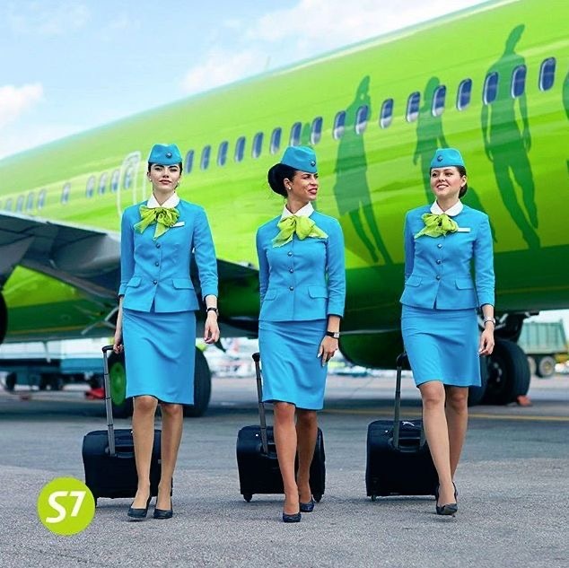 Бортпроводники а/к “S7 Airlines”