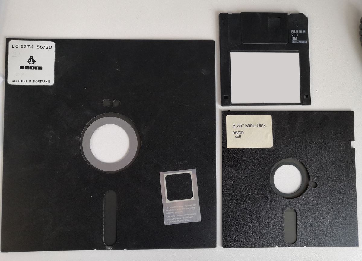 Дискеты 8, 5.25, 3.5 - дюймов