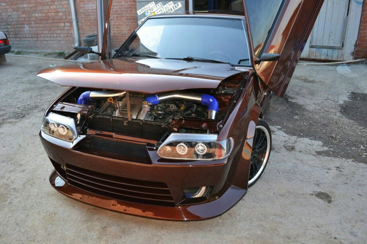 Крутой тюнинг ВАЗ-2113 эвер