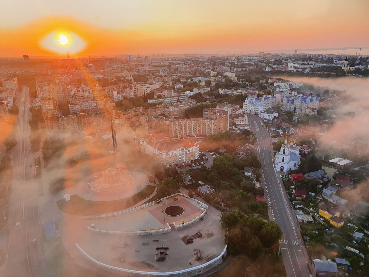 Калуга. Туман над городом