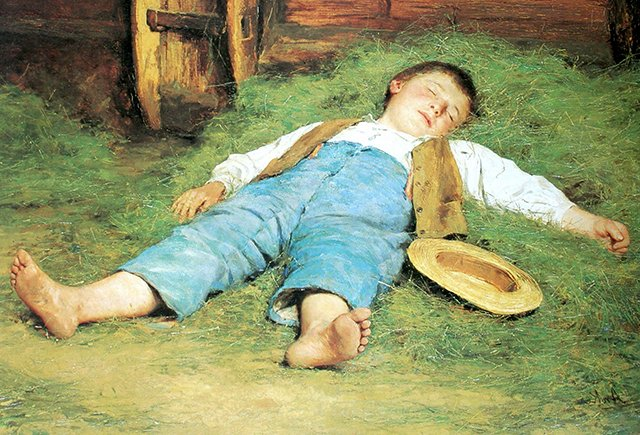 В тексте использованы фрагменты картин Альберта Анкера