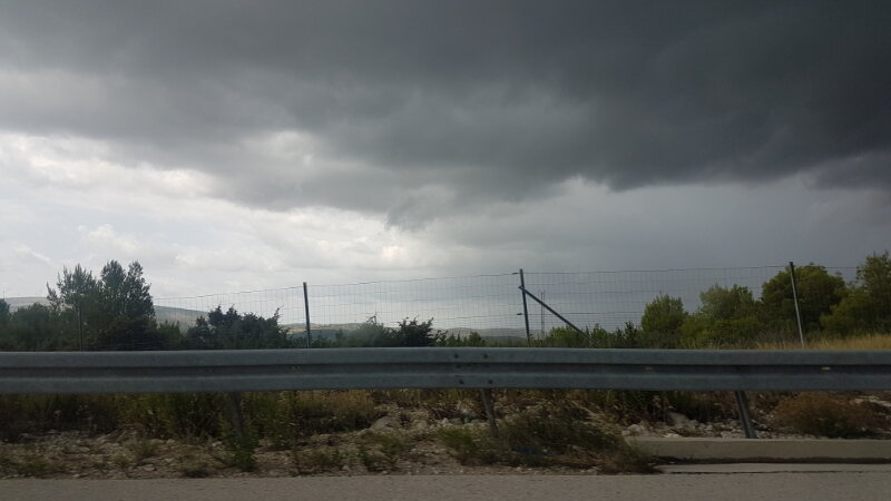 Гроза над Хорватией. Фото из архива автора 
