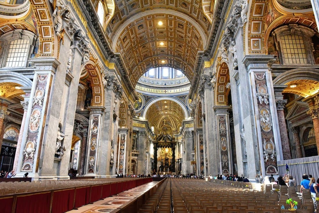 Святые в италии. Базилика Святого Петра в Риме.