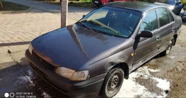 Tayota carina e, по кузову можно найти и лучше 