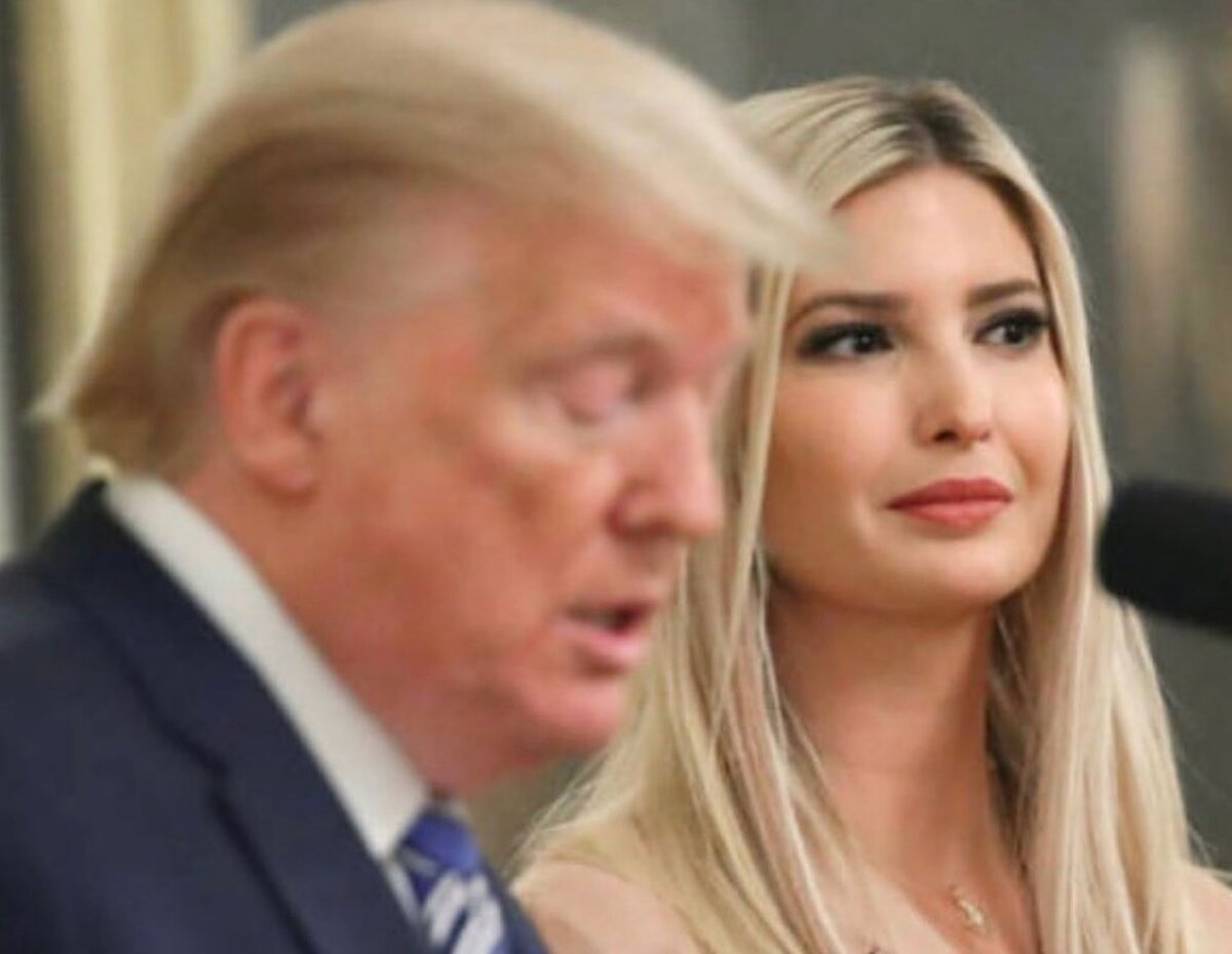 Иванка Трамп с отцом