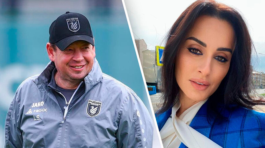 На фото Леонид Слуцкий и Тина Канделаки