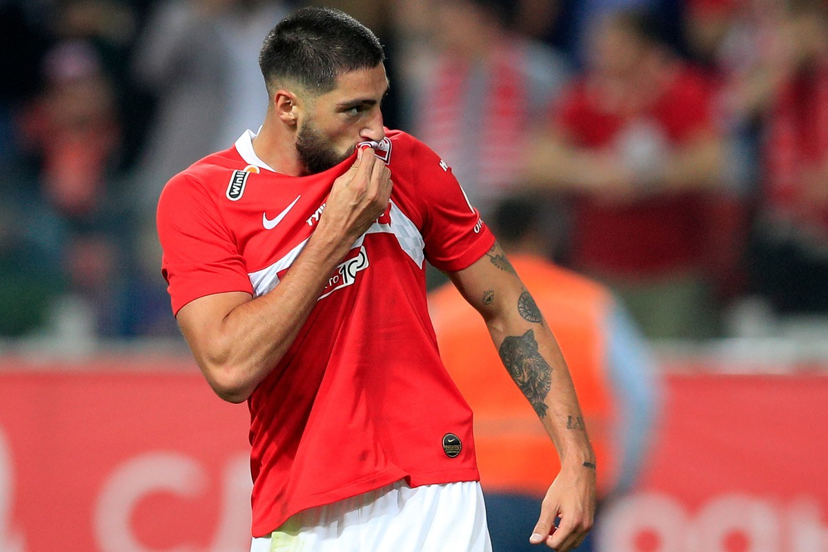 Французский защитник московского "Спартака" Самюэль Жиго. Фото из интернета.