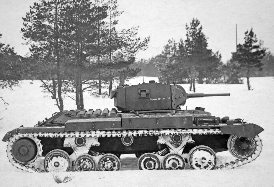 Valentine II, перевооружённый на 45-мм пушку, декабрь 1941 года