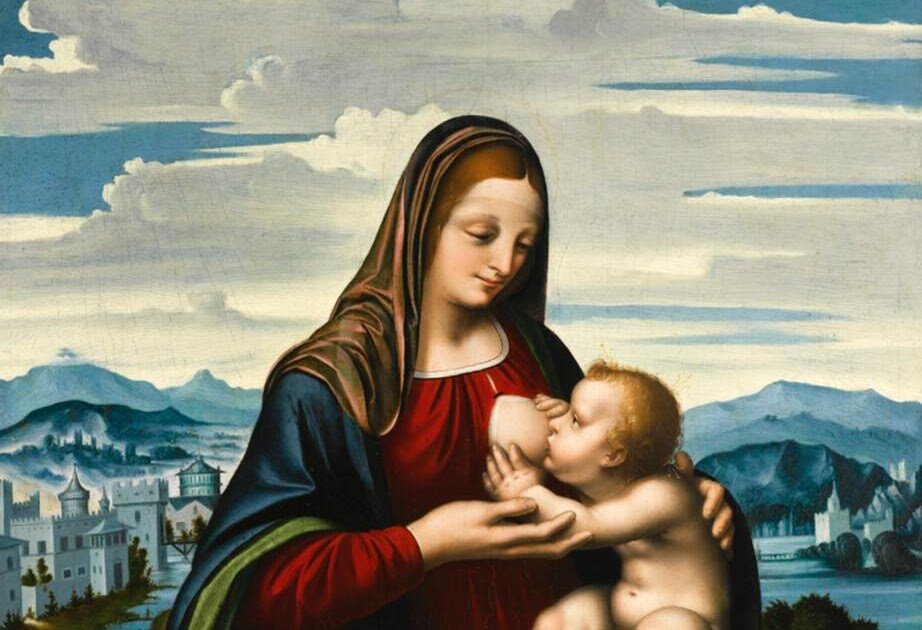 М.Д'Оджоно. Мадонна с младенцем