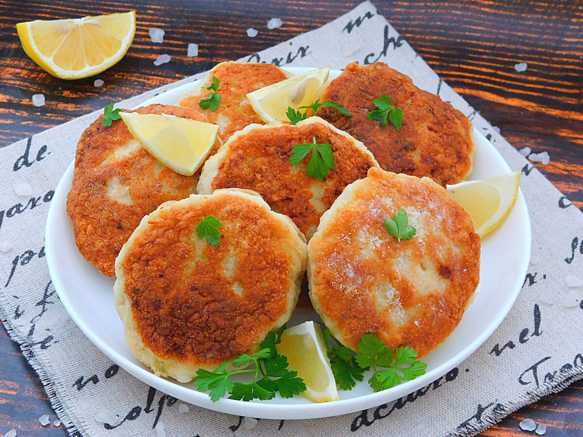 Котлеты из кальмара