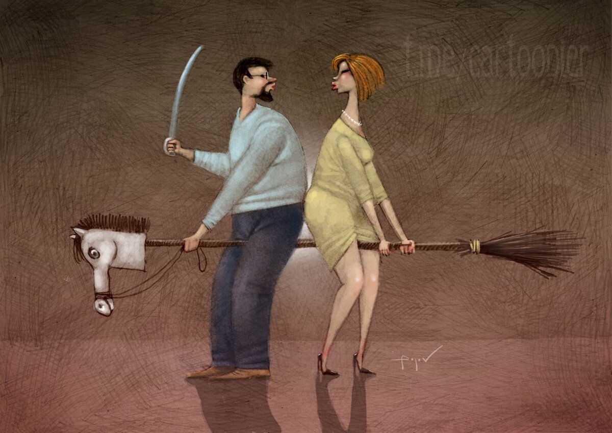 Художник Андрей Попов (Семья, два сапога пара)