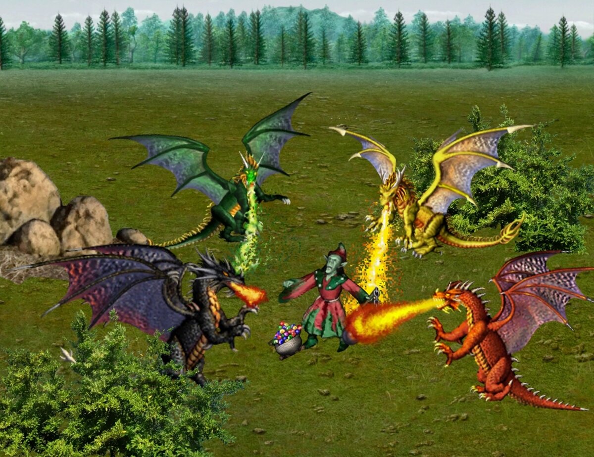 Four dragons