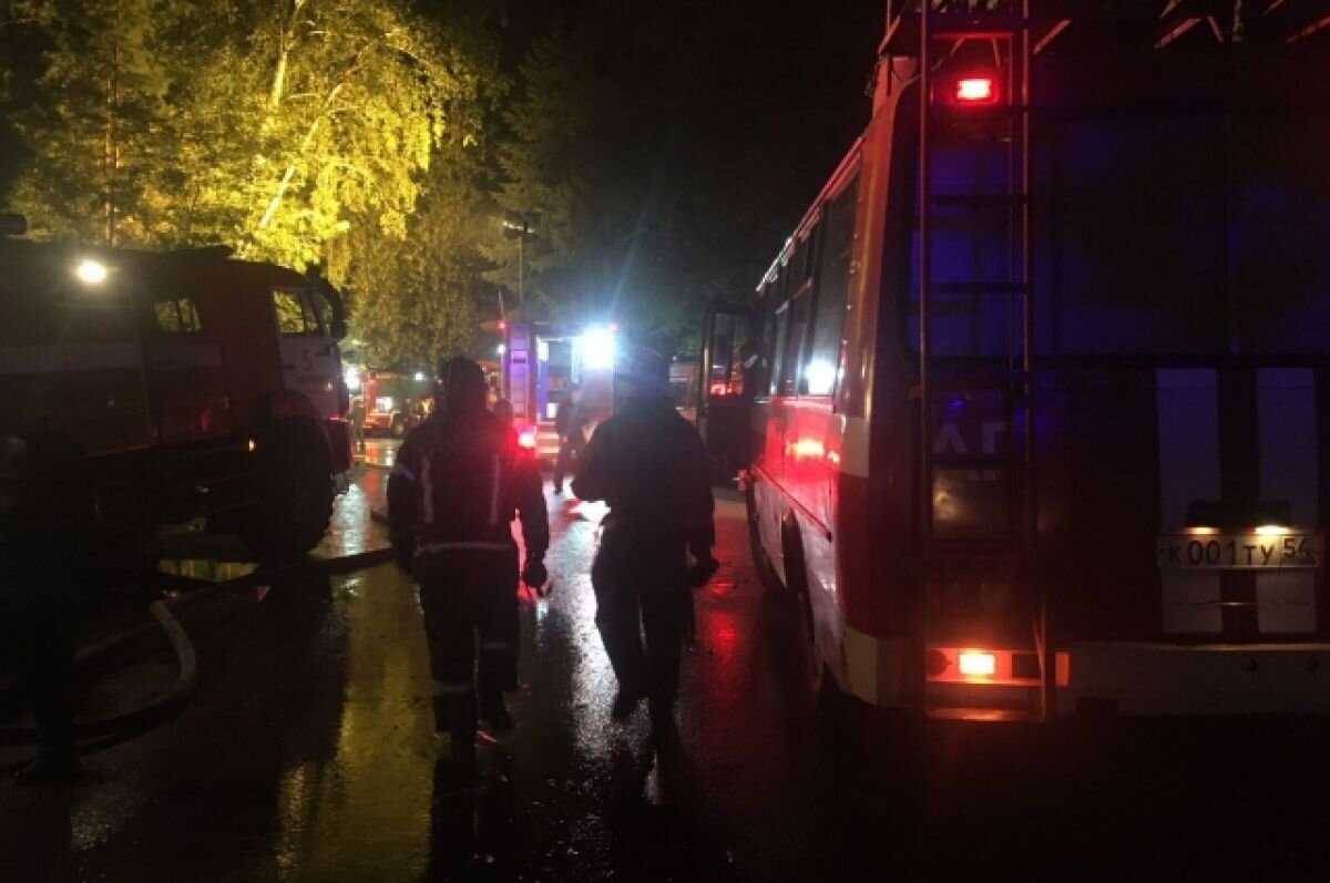    Трое детей погибли при пожаре в частном доме в Подмосковье