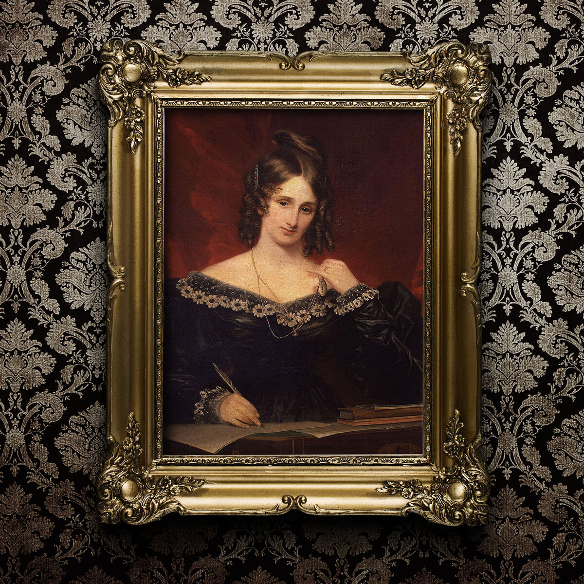 Портрет молодой Мэри Шелли, 1831. Художник: Сэмюэл Джон Стамп