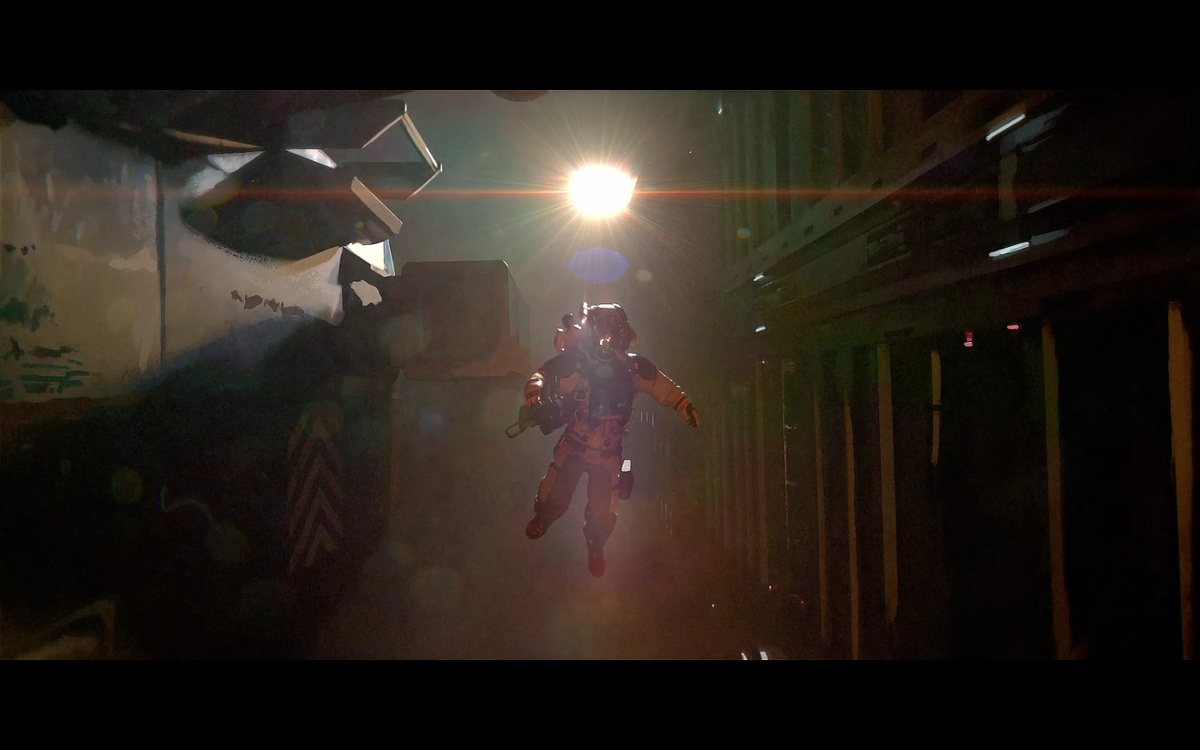 Кадр из intro. Редкая возможность увидеть себя со стороны