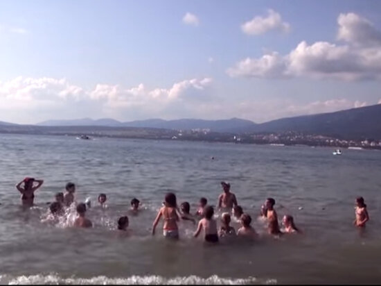     В Геленджике. Фото: Кадр из видео.