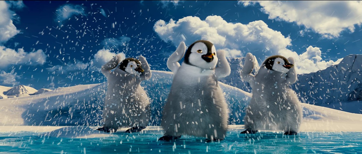 Танцующее новое поколение пингвинят в сиквеле "Делай ноги 2" ("Happy Feet Two").