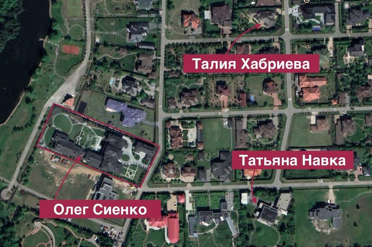 Соседи Хабриевой по коттеджному поселку