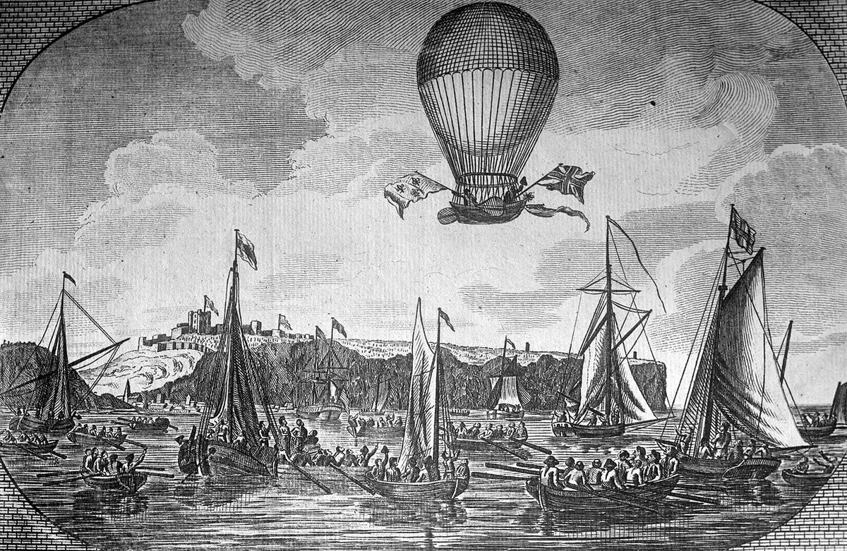 1785. Перелет Ла-Манша (Wikipedia)