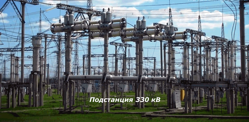 Территория высоковольтной подстанции