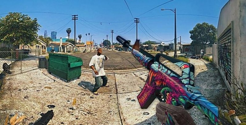 Перенос GTA 5 в VR. Источник: iguides.ru