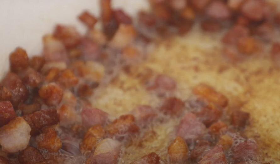 Обжаривание бекона