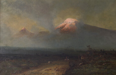 Геворг Башинджагян. «Арарат на рассвете», 1894. Национальная галерея Армении