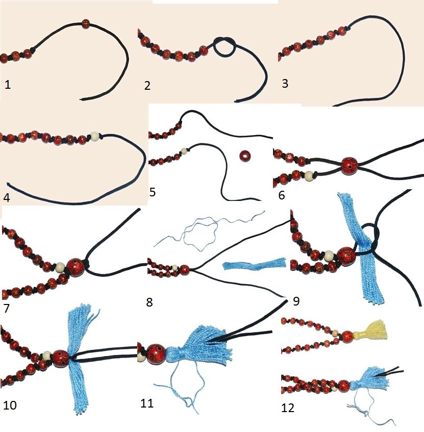Мастер-класс по изготовлению буддийских четок самому - инструкция
