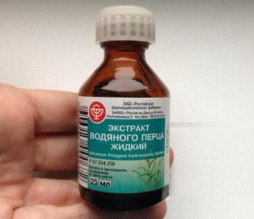 Экстракт горца перечного можно купить в любой аптеке.