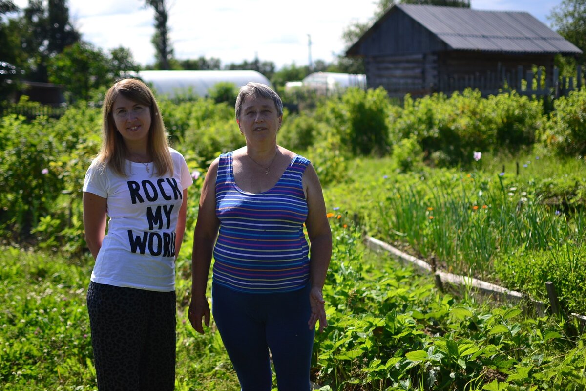 Огород в Карелии