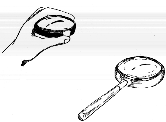  Способ добывания огня с помощью линзы