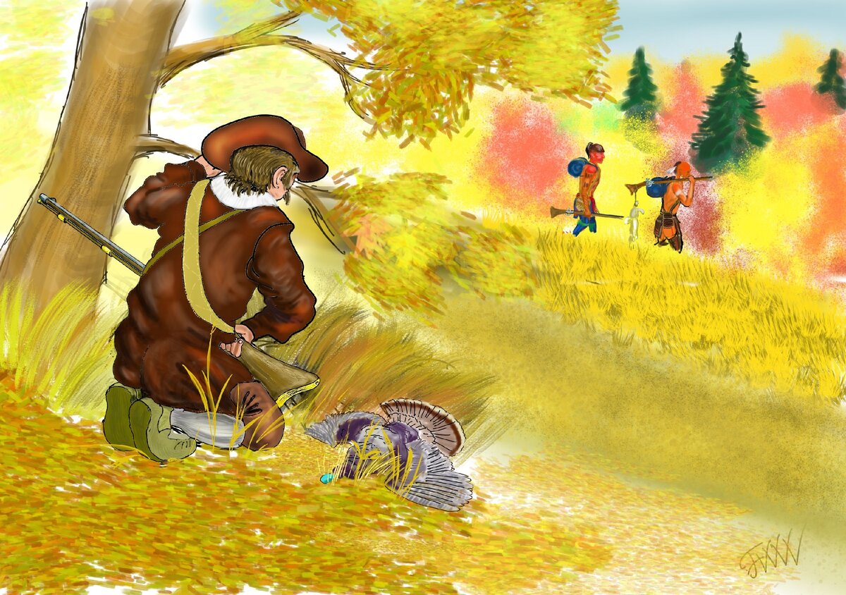 Куда это собрались ирокезы? Автор Ф.Д.З.