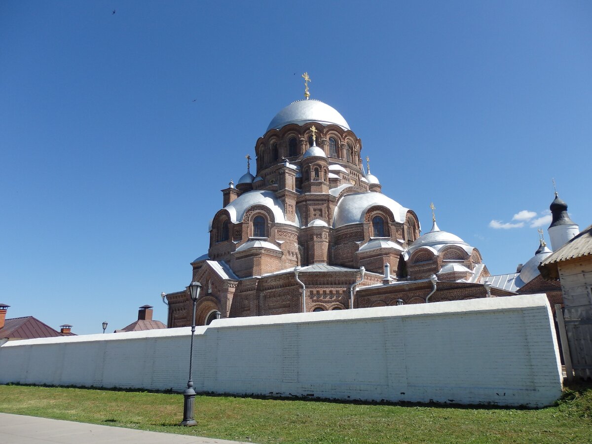 Остров Свияжск в Казани зимой