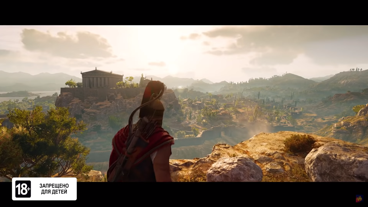 Assassin's Creed Odyssey. Кадр из трейлера.