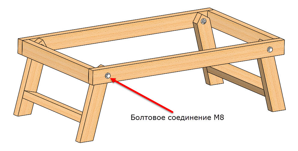 Складной туристический стол из фанеры своими руками.