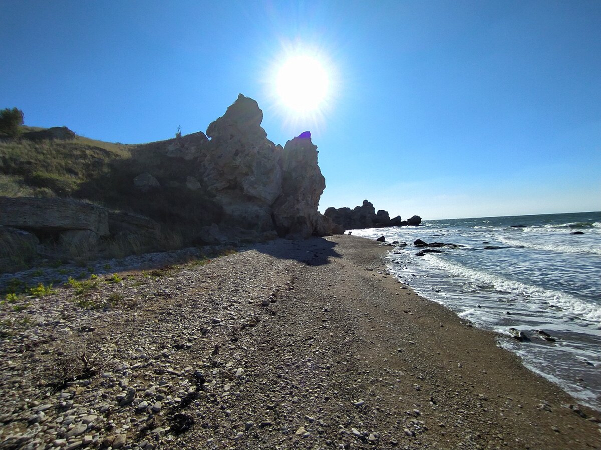 Остров в азовском море