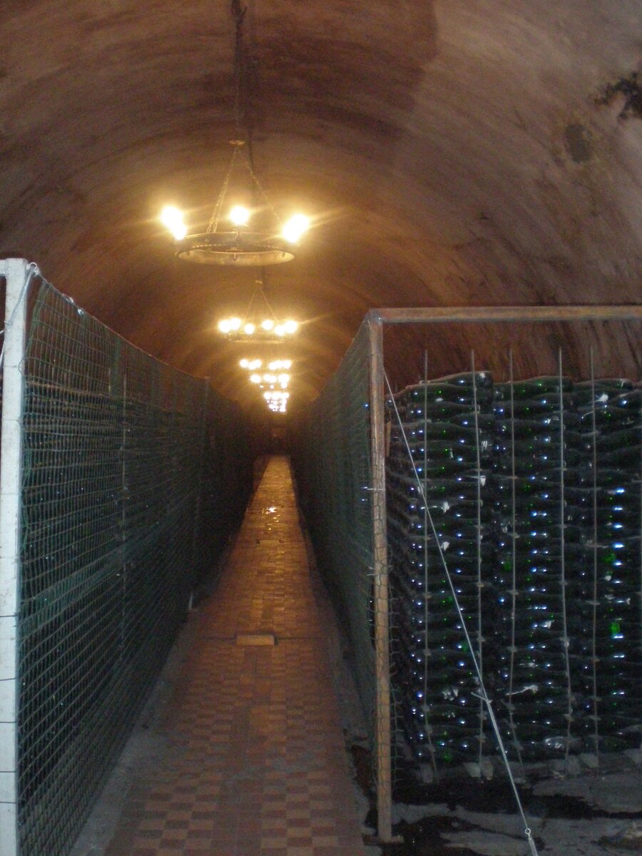 При производстве шипучего напитка, бутылки время от времени необходимо переворачивать, при этом они иногда взрываются, поэтому до революции работники Абрау-Дюрсо были со следами порезов на руках и лицах.