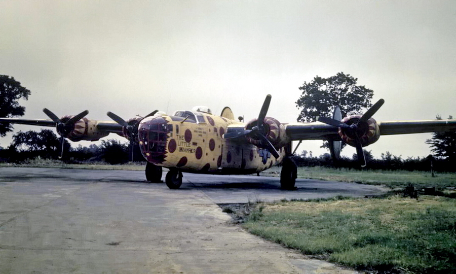 В-24 "The Little Gramper" самолет-поводырь 491-й бомбовой группы