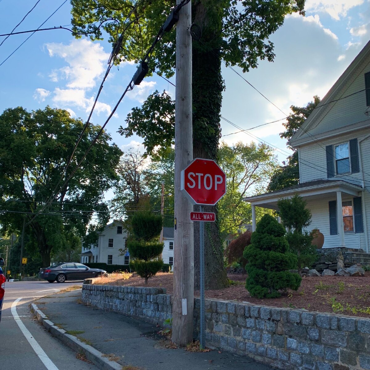 Знак «ALL WAY STOP»