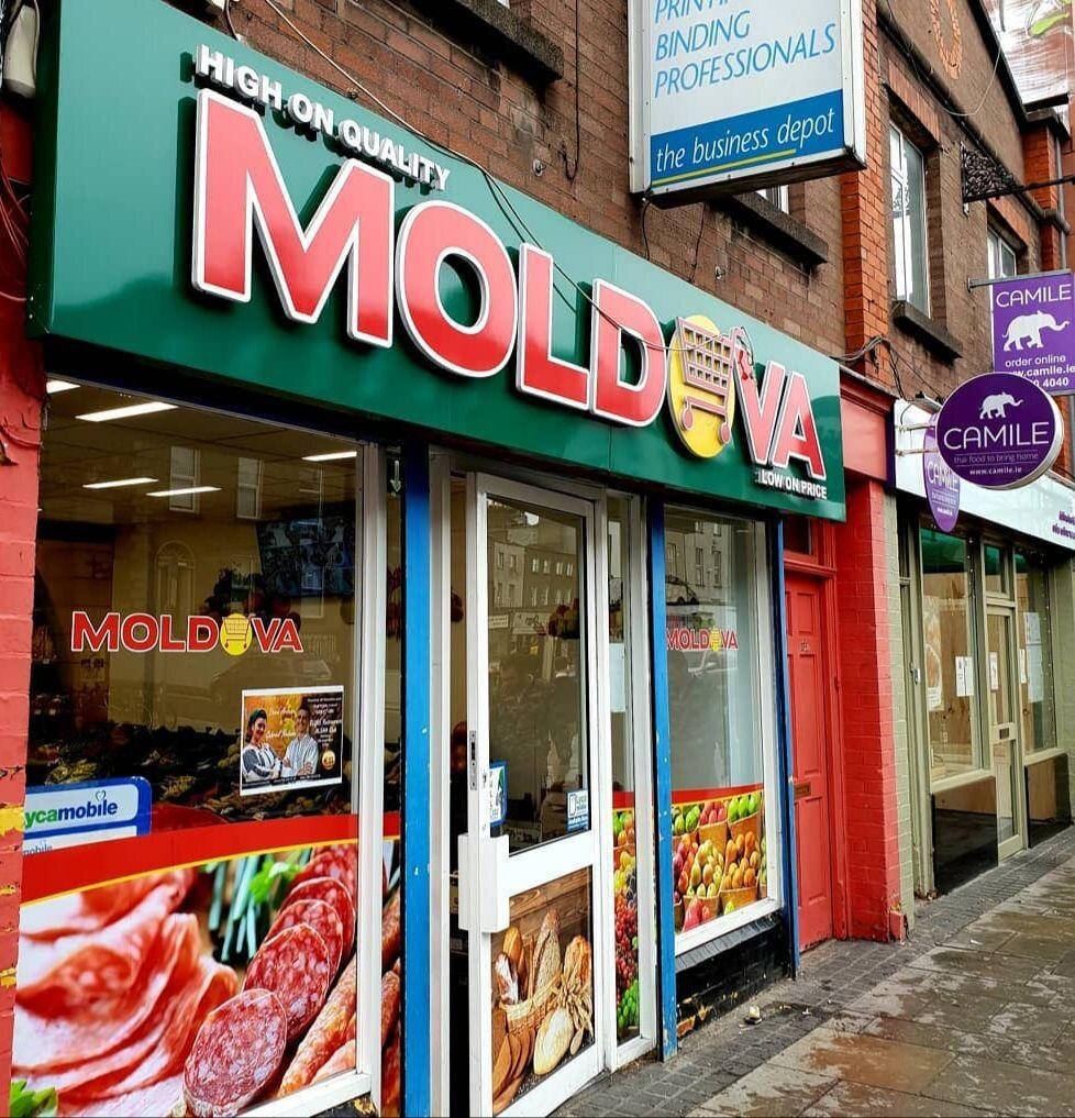Магазин российских, украинских и молдавских продуктов в центре Дублина
